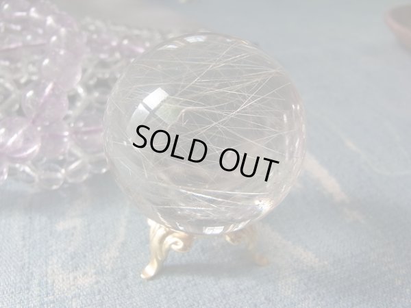 画像6: 極上シルバールチル　38ミリ玉　（台付）