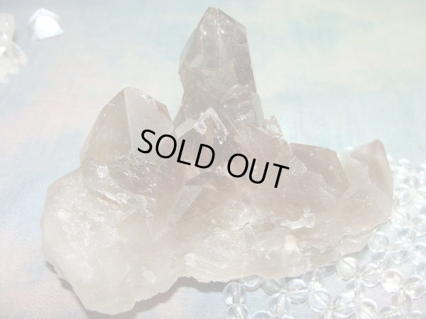 画像13: 超レア Premium　天然スモーキールチル　クラスター　特価