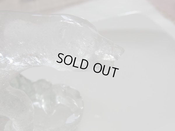 画像16: 特選　庭園水晶彫刻　　白クマ　　　期間限定特別価格