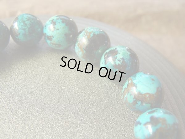 画像10: premium　クリソコラ　12ミリ玉　ブレスレット