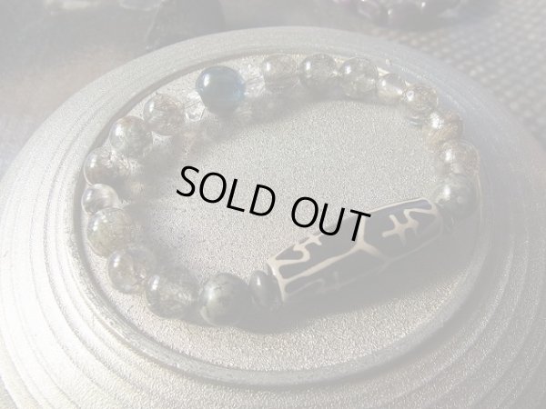 画像2: 2015 スペシャル　孤高の亀甲宝瓶天珠　　Black　warriors　II　10種鉱物入り