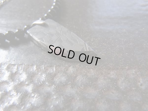 画像2: 宇宙からの使者　ギベオン　ダマスカス加工　特別ネックレス　　特価