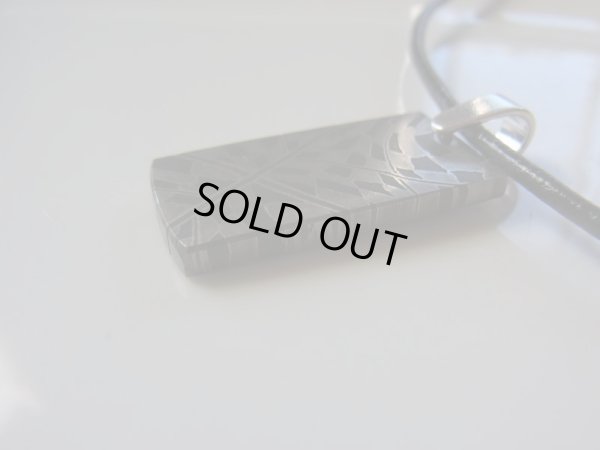 画像11: 宇宙からの使者　ギベオン　稀少ダマスカス加工　革紐ペンダント　大　　特価