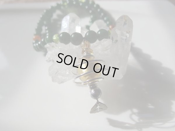 画像6: 店長オリジナル　ヒーリングネックレス　　GOLD　FOREST　TYPE1　24金ベネチアン&ギベオン入り