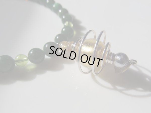 画像10: 店長オリジナル　ヒーリングネックレス　　GOLD　FOREST　TYPE1　24金ベネチアン&ギベオン入り