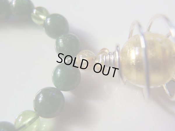 画像9: 店長オリジナル　ヒーリングネックレス　　GOLD　FOREST　TYPE1　24金ベネチアン&ギベオン入り