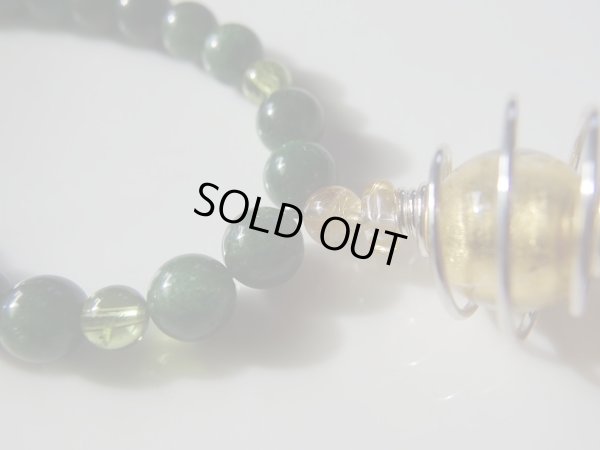 画像12: 店長オリジナル　ヒーリングネックレス　　GOLD　FOREST　TYPE1　24金ベネチアン&ギベオン入り