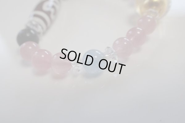 画像10: 孤高の天珠　「　黄金の睡蓮　　」　エレガンスローズ　24金箔ベネチアンガラス　ブルトパアクア入り