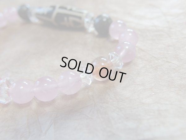 画像6: 孤高の天珠　「　黄金の睡蓮　　」　エレガンスローズ　24金箔ベネチアンガラス　ブルトパアクア入り