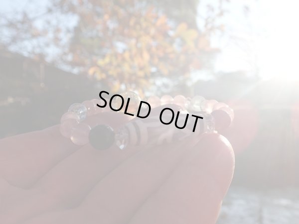 画像16: 孤高の天珠　「　黄金の睡蓮　　」　エレガンスローズ　24金箔ベネチアンガラス　ブルトパアクア入り