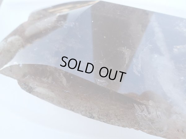 画像18: 　家宝級凄い天然スモーキークォーツ　ツイン型（エレスチャル&レインボー）　磨き石