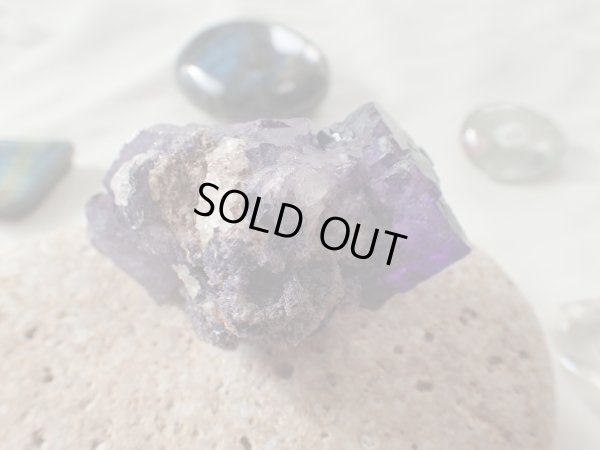 画像14: 　最高品質　紫蛍石結晶クラスター　