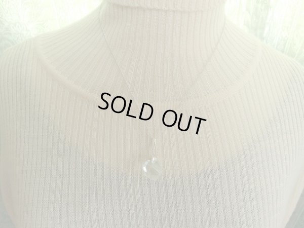 画像13: （稀少）　美しきアクアマリン結晶のカット&磨き石のペンダントトップ　22カラット　