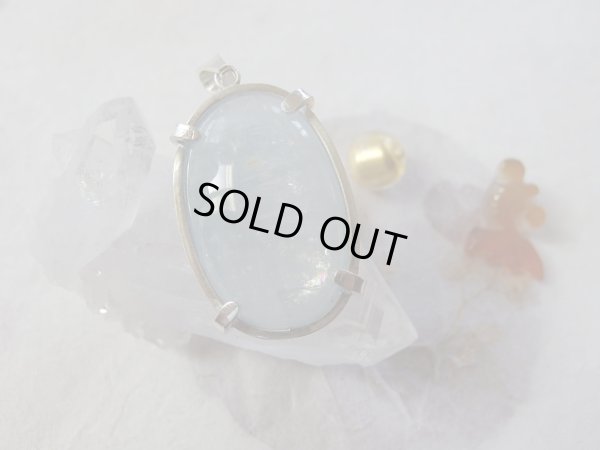 画像6: 当店オリジナル　春の青空のような大型　セレスタイト　ペンダントトップ　