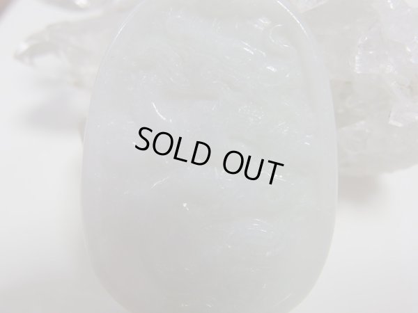 画像5: ミャンマー原産　翡翠　特製龍彫りペンダントトップ　925SV