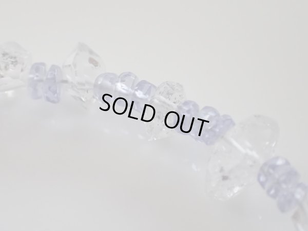 画像6: puremium tanzaniteと天然両剣水晶のコラボブレス