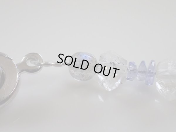 画像9: puremium tanzaniteと天然両剣水晶のコラボブレス