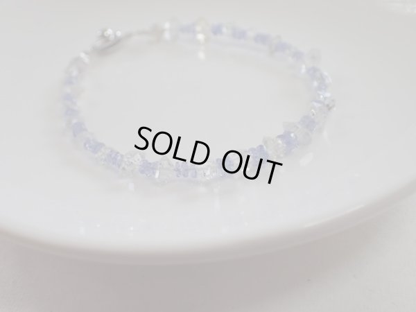 画像3: puremium tanzaniteと天然両剣水晶のコラボブレス