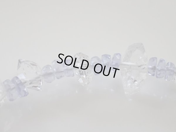 画像8: puremium tanzaniteと天然両剣水晶のコラボブレス