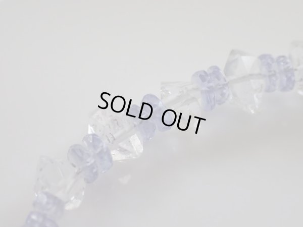 画像11: puremium tanzaniteと天然両剣水晶のコラボブレス