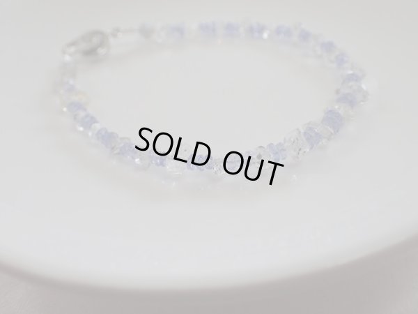 画像10: puremium tanzaniteと天然両剣水晶のコラボブレス