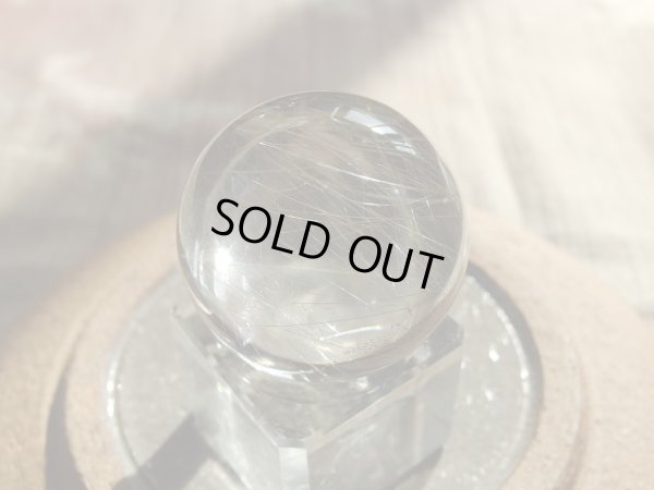 画像10: 極上シルバールチル　38ミリ玉　（台付）