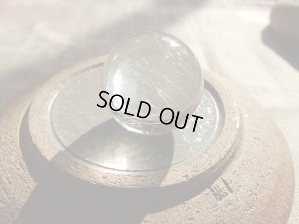 画像8: 極上シルバールチル　38ミリ玉　（台付）