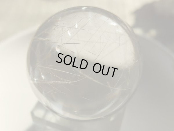 画像15: 極上シルバールチル　38ミリ玉　（台付）