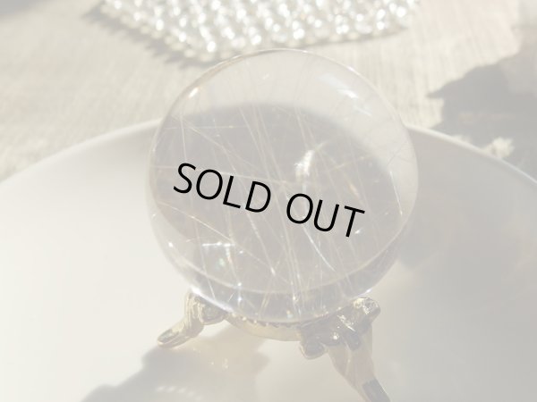 画像14: 極上シルバールチル　38ミリ玉　（台付）