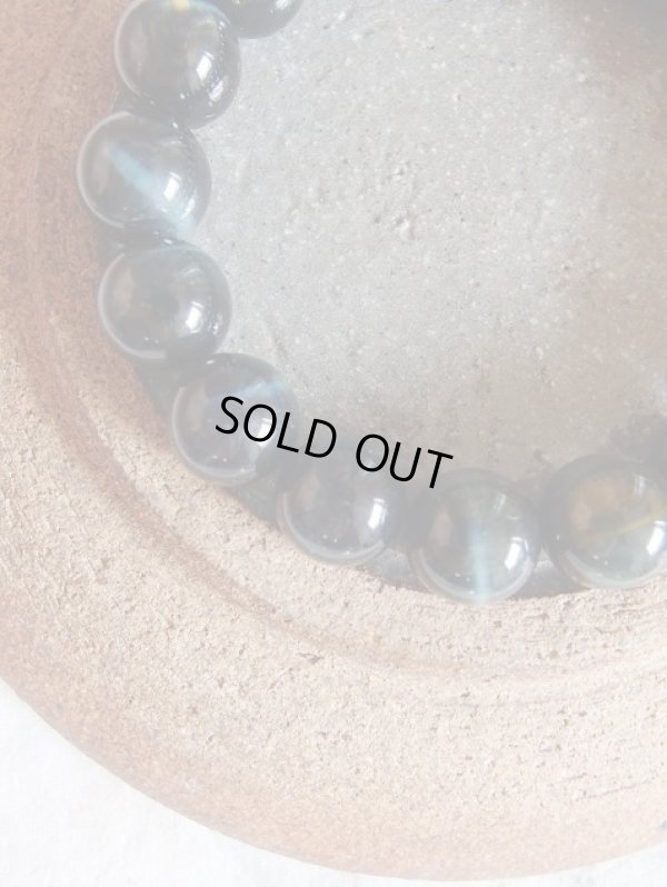 画像7: 天然　極上　バイカラー　ブルータイガーアイ　１２ミリブレスレット　