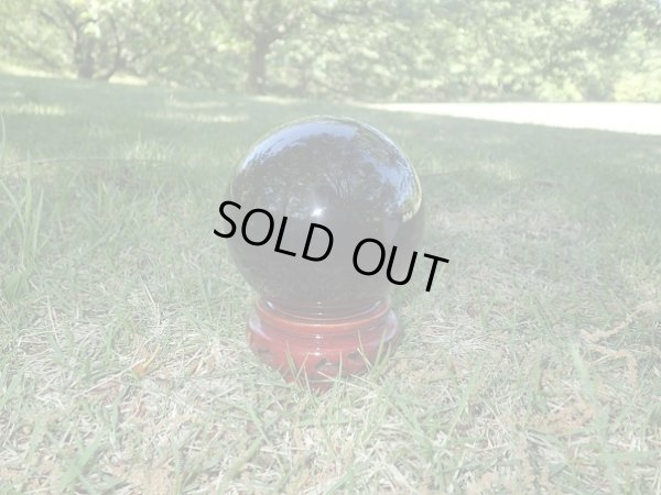 画像5: 高品質　黒曜石　スフィア　９５ミリ玉　