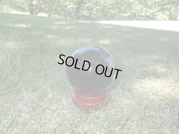 画像6: 高品質　黒曜石　スフィア　９５ミリ玉　