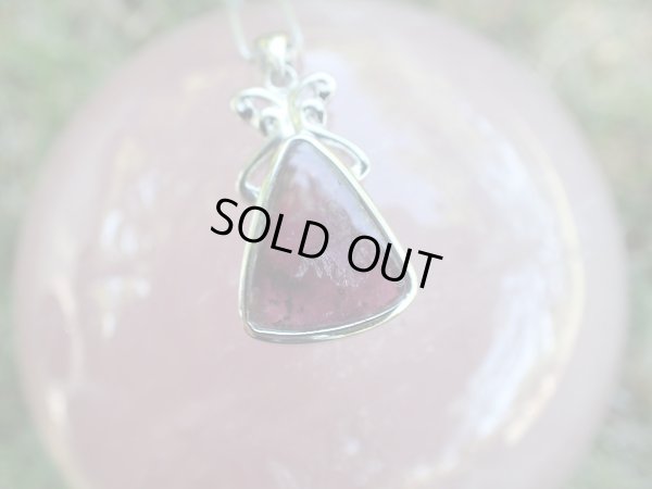 画像14: 特別出品　ルベライト　スライド式　アジャスター付きシルバーネックレス　set 