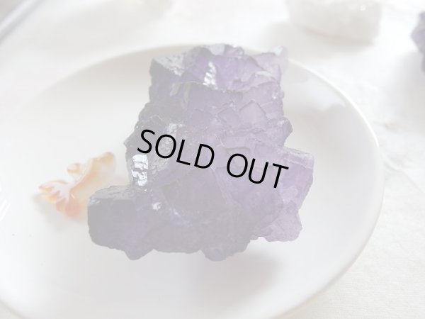 画像10: パープルフロライト　結晶原石　