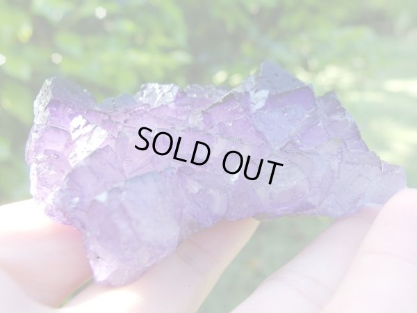 画像4: パープルフロライト　結晶原石　