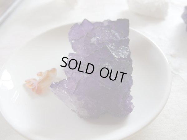 画像9: パープルフロライト　結晶原石　