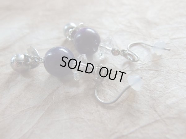 画像6: 高品質スギライトとギベオンのプレミアム　宇宙のピアス　charisma 1