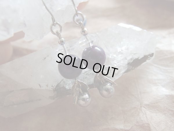 画像13: 高品質スギライトとギベオンのプレミアム　宇宙のピアス　charisma 1