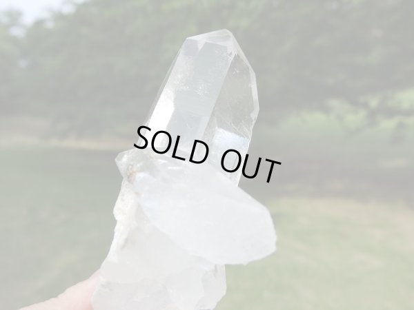 画像11: Ｐｒｅｍｉｕｍ　アーカンソー原産　クリスタル　凄い極太結晶　　ＬＥＤ台付