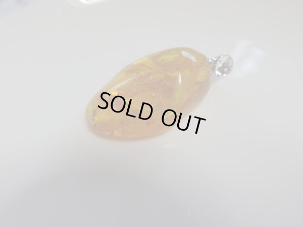 画像9: 天然虫入りアンバー　ペンダントトップ