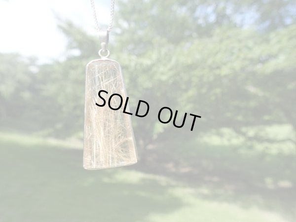 画像10: 針たっぷりルチルクォーツペンダントトップ　