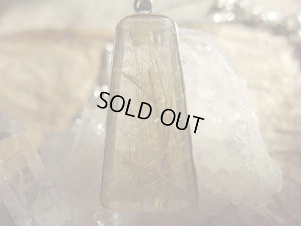 画像14: 針たっぷりルチルクォーツペンダントトップ　