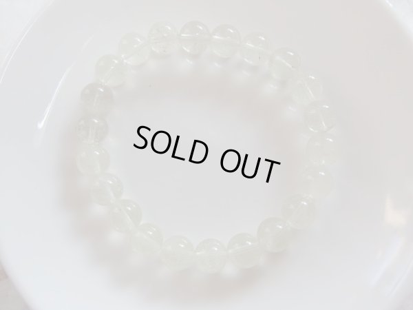 画像5: 透明感があり、ふんわりと上品な美しさの　リビアンガラス　９ミリ玉　ブレス