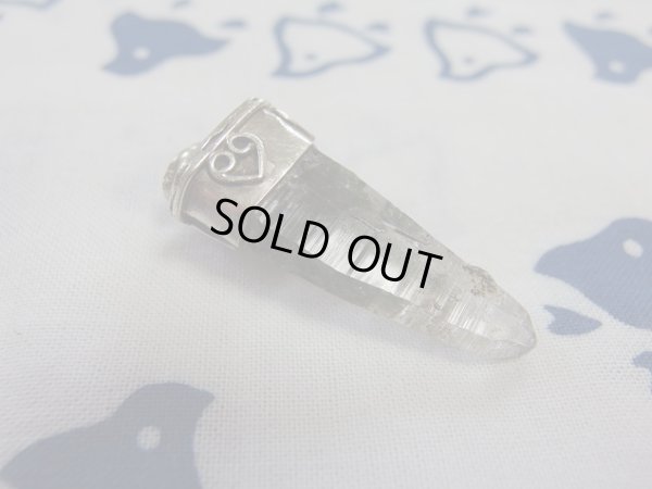 画像5:  ガネーシュヒマール原産　高品質ヒマラヤガーデン水晶銀製トップ