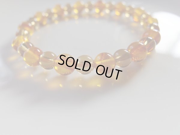 画像9: 天然アンバー＆天然シトリン　夢のコラボブレス　金金塊塊　1　特価