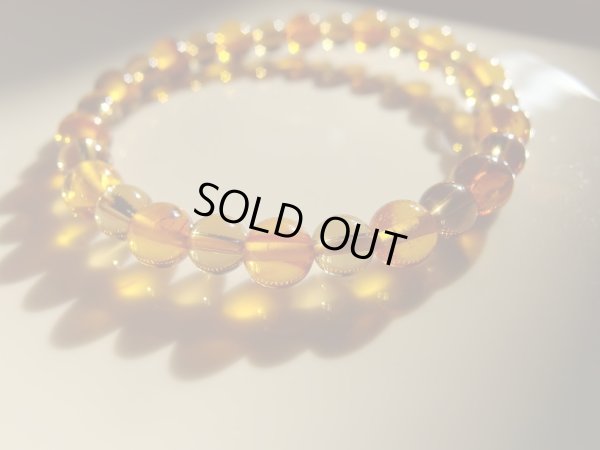 画像7: 天然アンバー＆天然シトリン　夢のコラボブレス　金金塊塊　1　特価