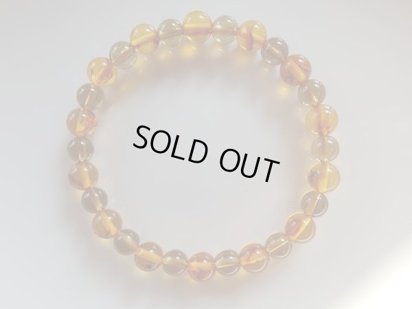 画像6: 天然アンバー＆天然シトリン　夢のコラボブレス　金金塊塊　1　特価