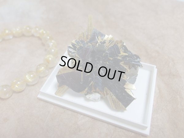 画像7: Premium　太陽タイチンルチル結晶原石　「黄金の黒薔薇」