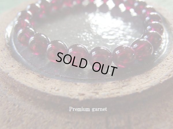 画像4: Premium ガーネット　８ミリ　浮かび上がるパープルレッド　高品質　期間限定特価