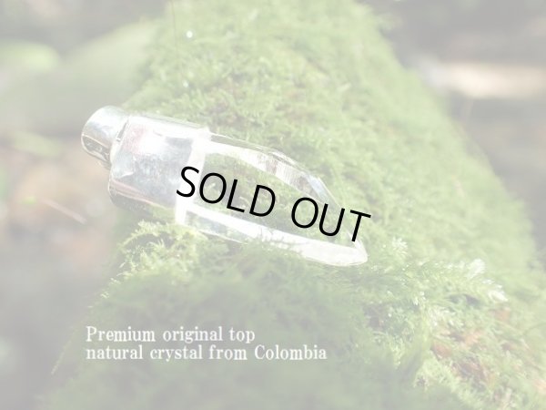 画像1: Premium natural crystal from Colombia オリジナルトップ